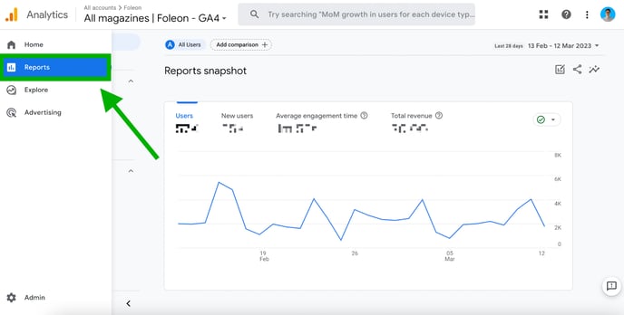 Screenshot reports